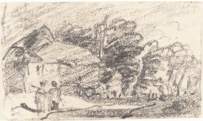 Due Figure su una Strada di Campagna da John Varley