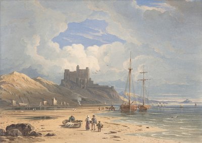 Castello di Bamborough da Nord-Est, con l