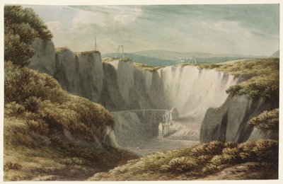 La miniera di stagno a Carclaise, Cornovaglia da John Warwick
