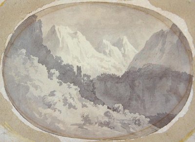 Scena alpina da John Warwick Smith