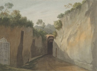 Ingresso alla grotta di Posillipo, Napoli da John Warwick Smith
