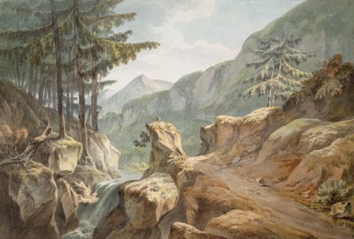 Monte Spluga, confine svizzero-italiano (1781) da John Warwick Smith