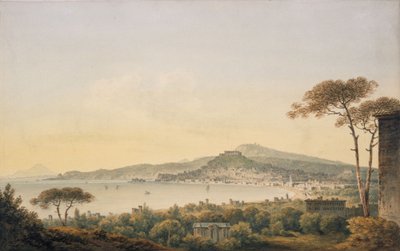 Napoli dalla Villa di Sir William Hamilton, 1780-1782 da John Warwick Smith