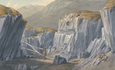 Le cave di ardesia a Bron Llwyd da John Warwick Smith