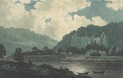 Abbazia di Tintern al Chiaro di Luna, ca. 1789 da John Warwick Smith