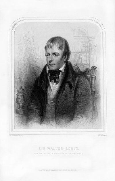 Sir Walter Scott, 1° Barone, romanziere storico e poeta scozzese, 1870 da John Watson Gordon
