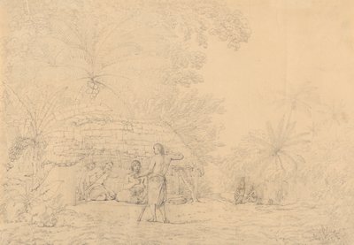 Veduta di Annamooka da John Webber