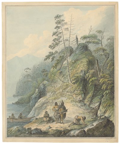 Veduta di Nootka Sound, 1784 da John Webber