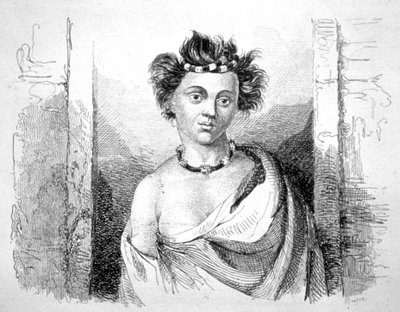 Una giovane ragazza delle Isole Sandwich da John Webber