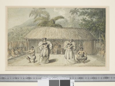F.13 Una danza a Otaheite, c.1773-84 da John Webber