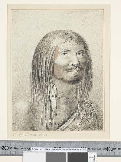 F.21 Un uomo di Nootka Sound, c.1773-84 da John Webber