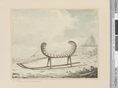 Una slitta di Kamtschatka da John Webber