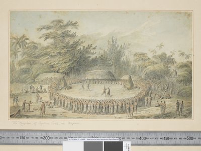 F.4 La ricezione del Capitano Cook a Hapaee, c.1773-84 da John Webber