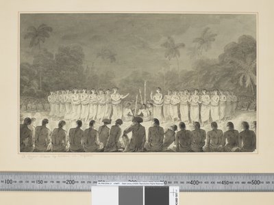 F.6 Una danza notturna di donne a Hapaee, c.1773-84 da John Webber