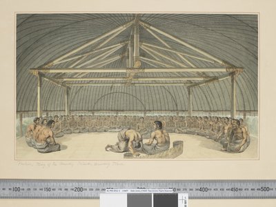 F.7 Poulaho, Re delle Isole Amiche, che beve Kava, c.1773-84 da John Webber