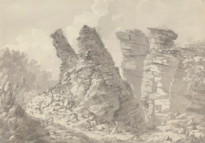 Case di Hob Thursts, Monsoldale, Derbyshire da John Webber