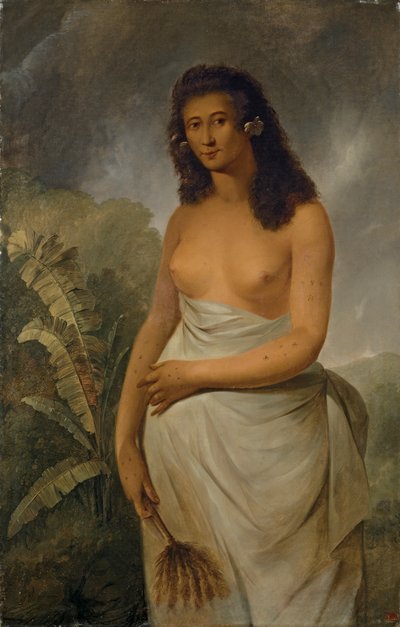 Poedua (Poetua), figlia di Oreo, capo di Ulaietea, una delle Isole della Società da John Webber