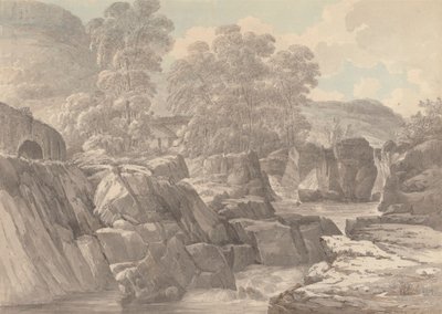 Pont-y-Pair sul fiume Llugwy vicino a Betws-y-Coed, Denbigh da John Webber