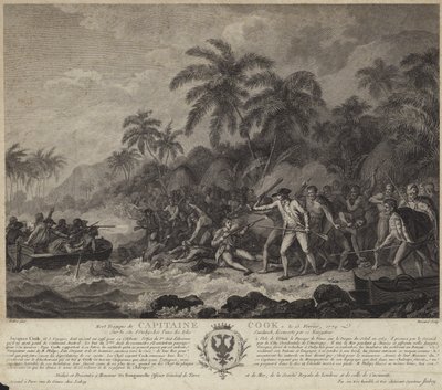 La tragica morte del Capitano Cook da John Webber