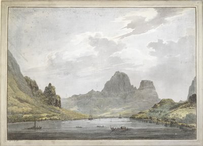 Veduta della Baia di Papetoai, Moorea da John Webber