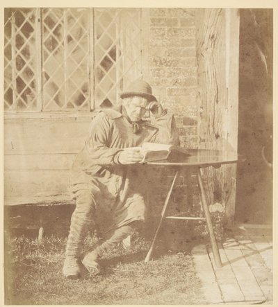 [Uomo che legge un libro] da John Whistler