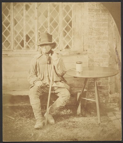 [Uomo seduto al tavolo] da John Whistler