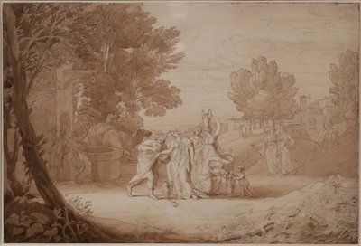 Rebecca al pozzo, 1807 da John White Abbott
