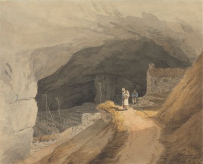 La Bocca della Caverna a Castleton nel Peak di Derby da John White Abbott