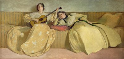 Pannello per sala musica da John White Alexander