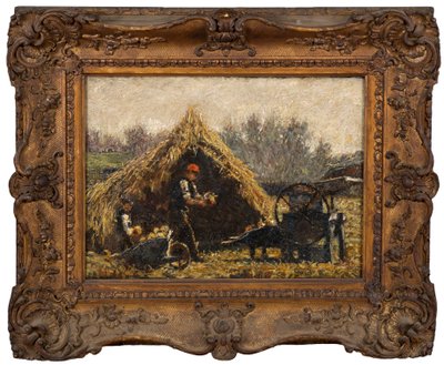 Taglio delle barbabietole, c.1880 da John William Buxton Knight