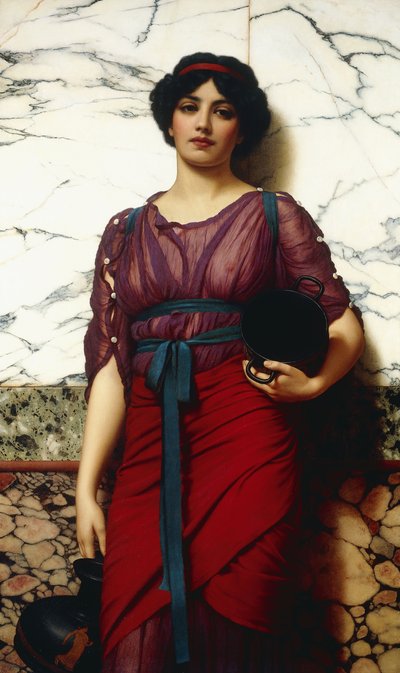 Un idillio greco, 1907 da John William Godward