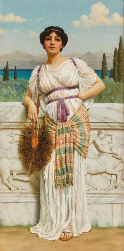 Una bellezza greca da John William Godward
