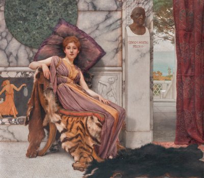 Il Dolce Far Niente (1893) da John William Godward