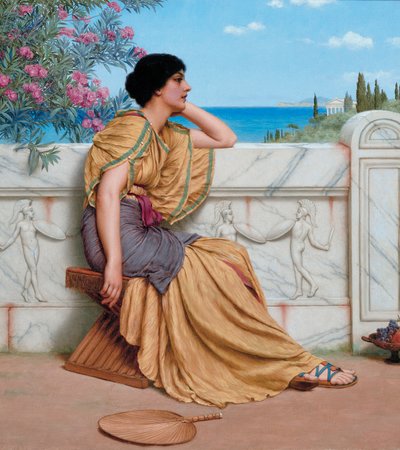 Ore di svago, di John William Godward da John William Godward