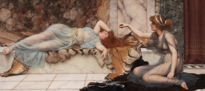 Malizia e Riposo da John William Godward