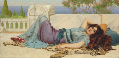 Malizia e riposo da John William Godward