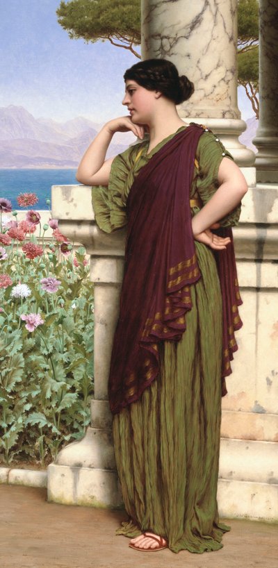 Pensieri teneri, 1917 da John William Godward