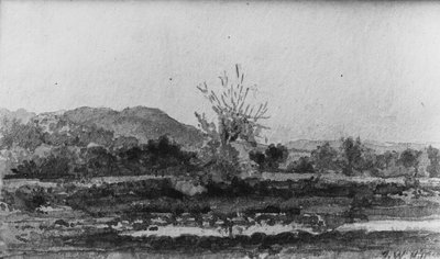 Tre Vedute, N. 3: Monte Carmelo, vicino a New Haven, Connecticut da John William Hill