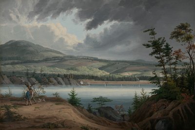 Vista di Cohoes, ca. 1820 da John William Hill