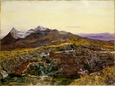 Cuillin Ridge, Skye, da Sligachan da John William Inchbold