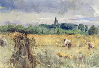 Campo di raccolta, Stratford-upon-Avon da John William Inchbold