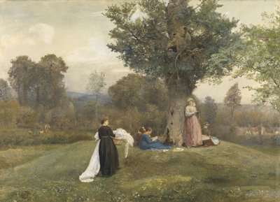 Giorno di bucato, West Somerset da John William North