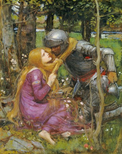 Uno studio per "La Bella Dama senza Pietà", c.1893 da John William Waterhouse