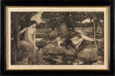 Eco e Narciso da John William Waterhouse