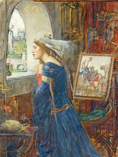Bella Rosamund, c.1916 (dettaglio) da John William Waterhouse