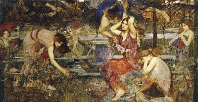 Flora e gli Zefiri da John William Waterhouse