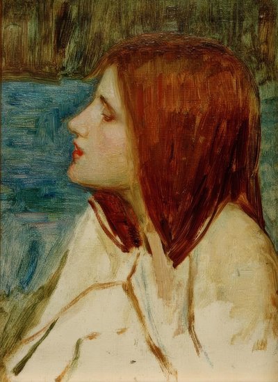 Testa di una ragazza da John William Waterhouse