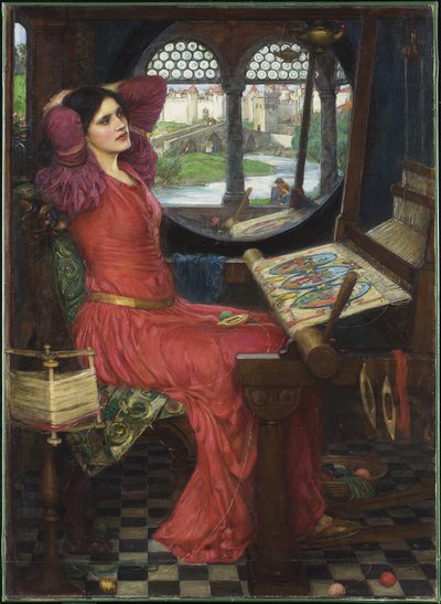Sono mezza malata di ombre, disse la Signora di Shalott, 1915 da John William Waterhouse