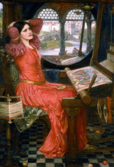 La Dama di Shalott da John William Waterhouse