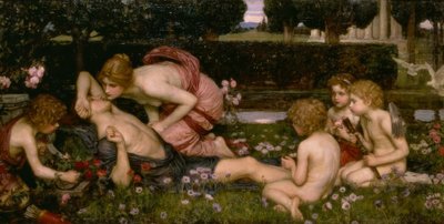 Il risveglio di Adone da John William Waterhouse